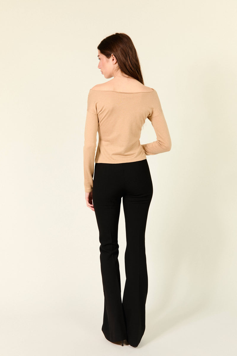 DANIELA CAMEL SWEATER