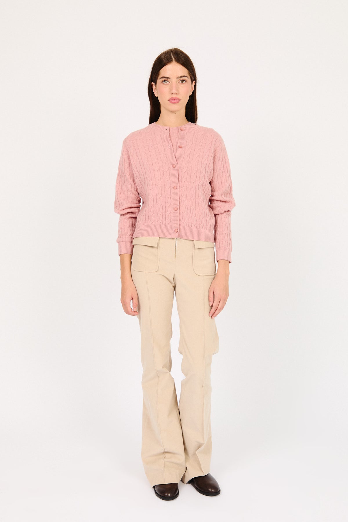 KNIT CARDIGAN CAILIN PINK