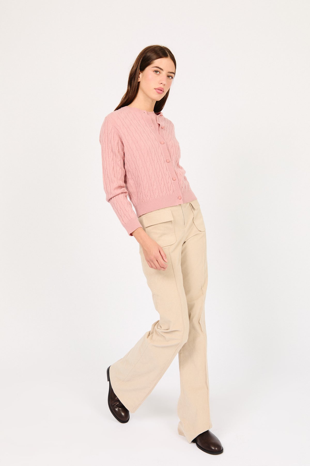 KNIT CARDIGAN CAILIN PINK