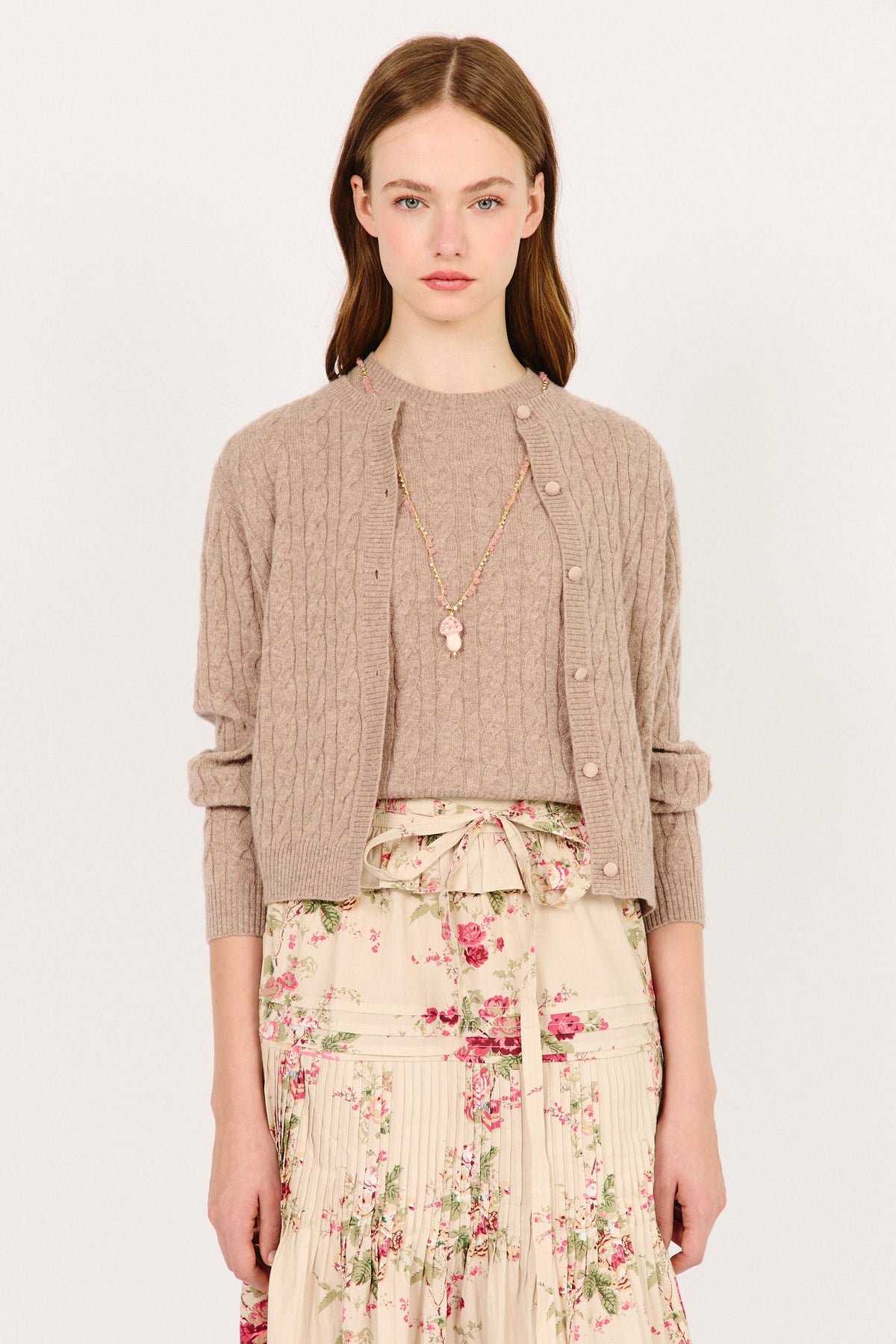 CHAQUETA PUNTO CAMEL CAILIN