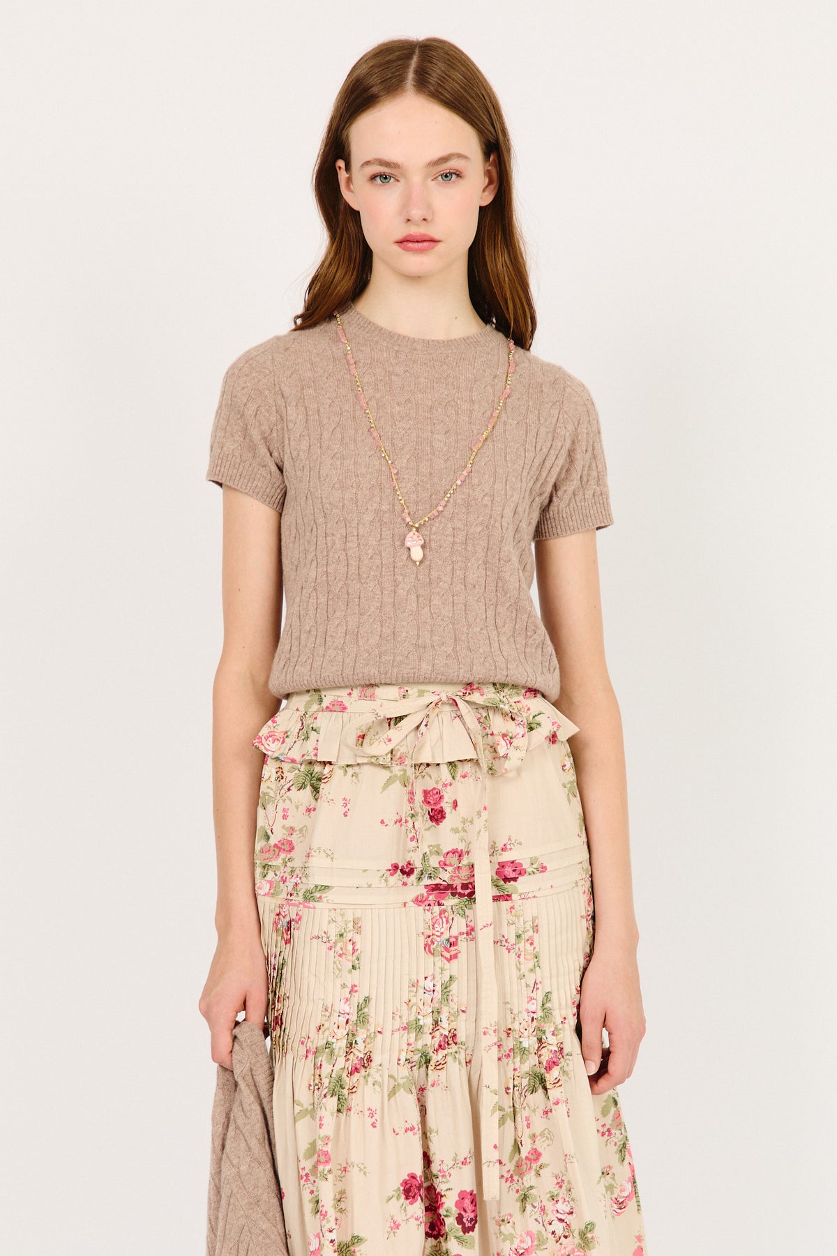 KNIT SWEATER CAILIN CAMEL