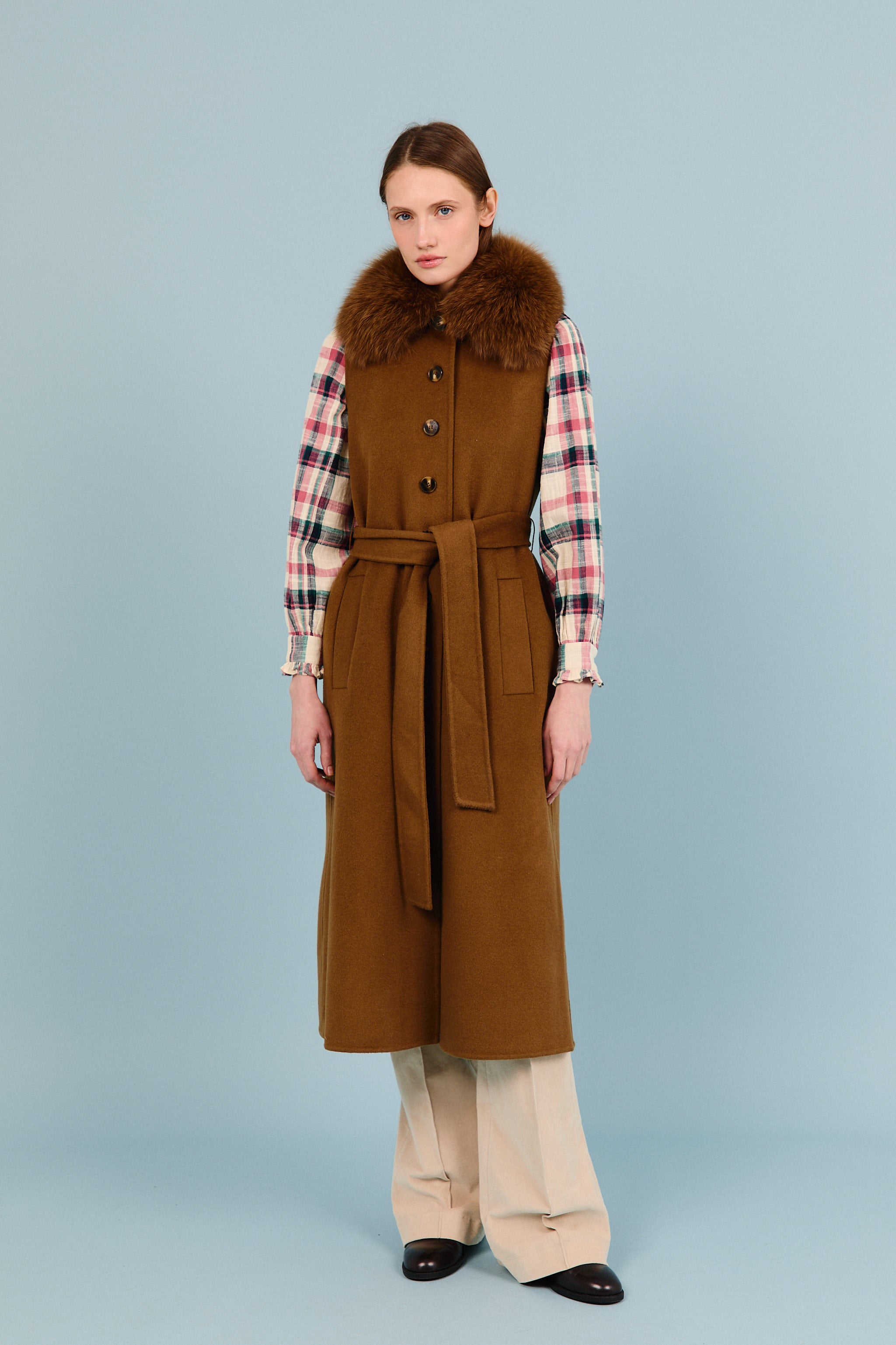 ZOA BROWN VEST