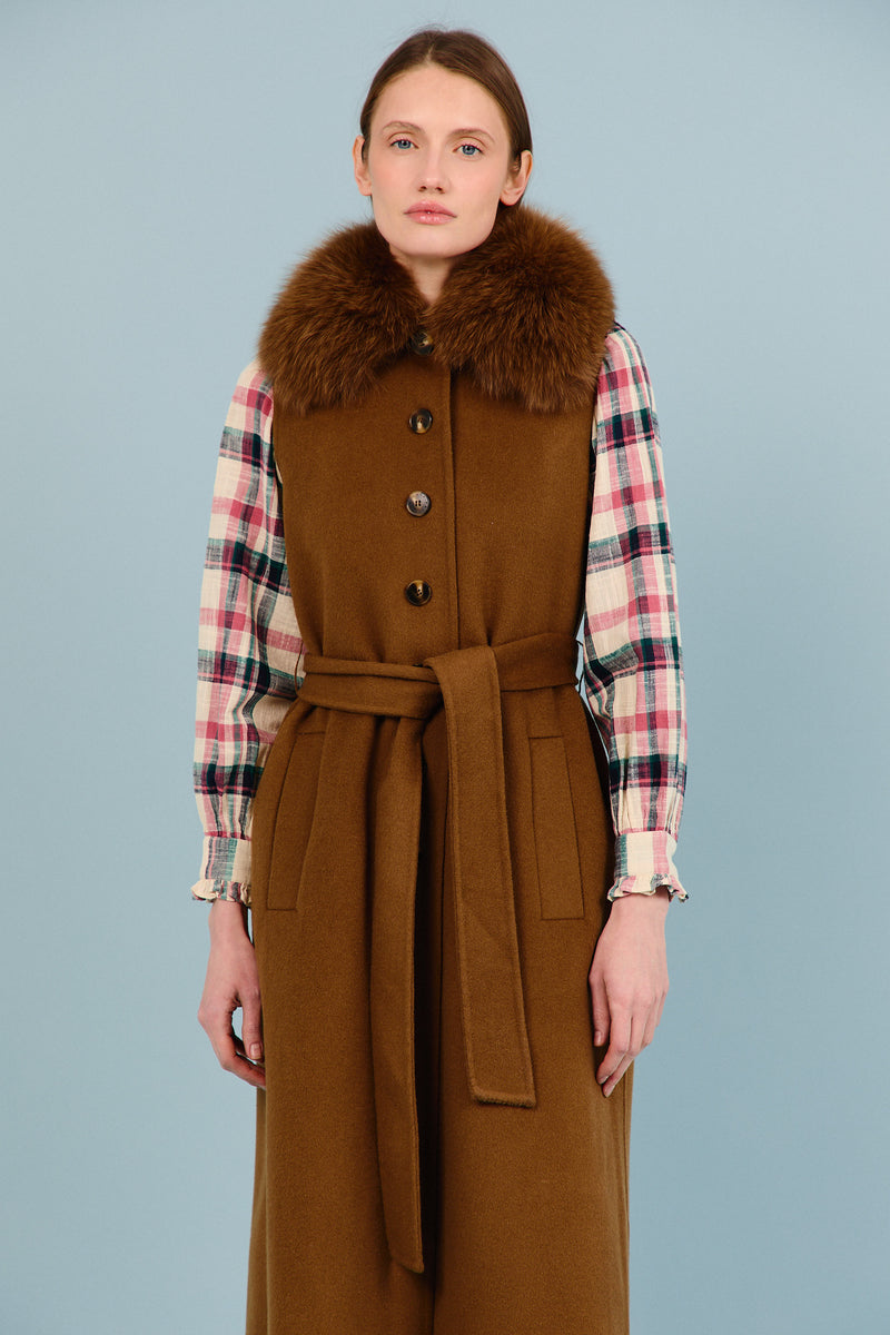 ZOA BROWN VEST