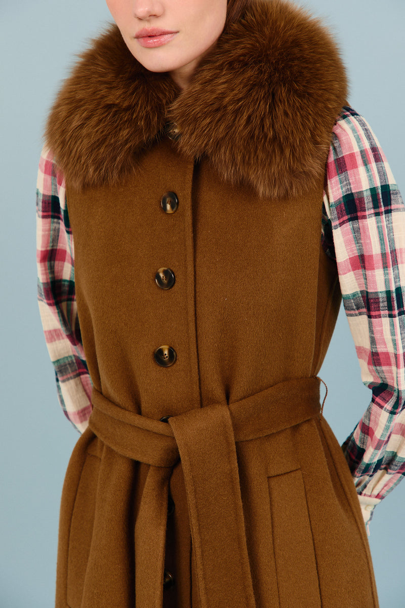 ZOA BROWN VEST