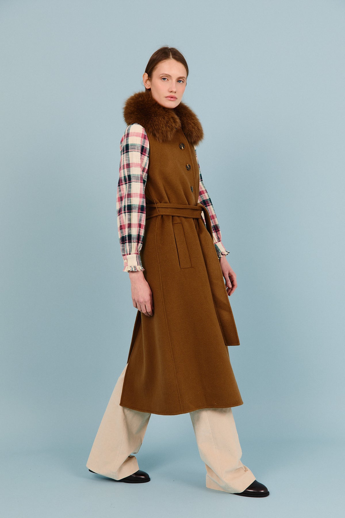ZOA BROWN VEST