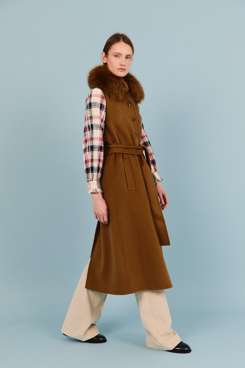 ZOA BROWN VEST