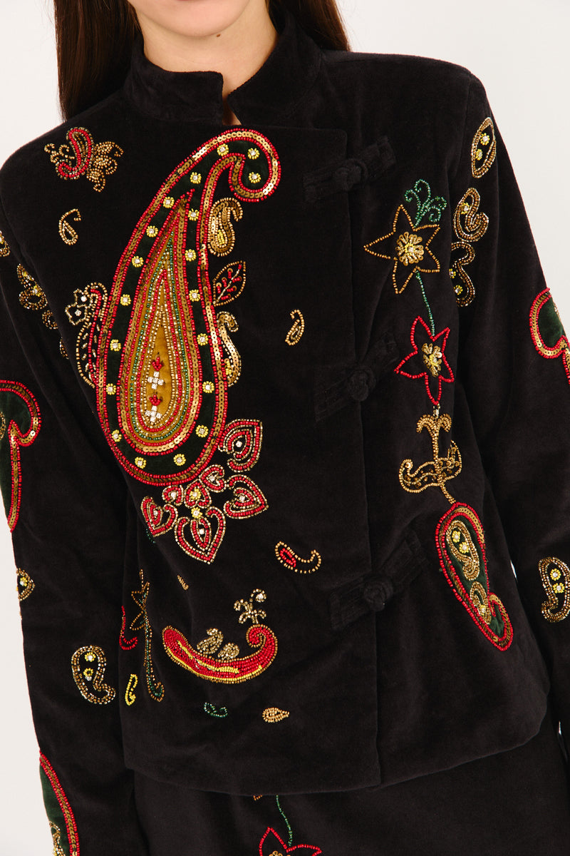 CHAQUETA ANGELA NEGRA