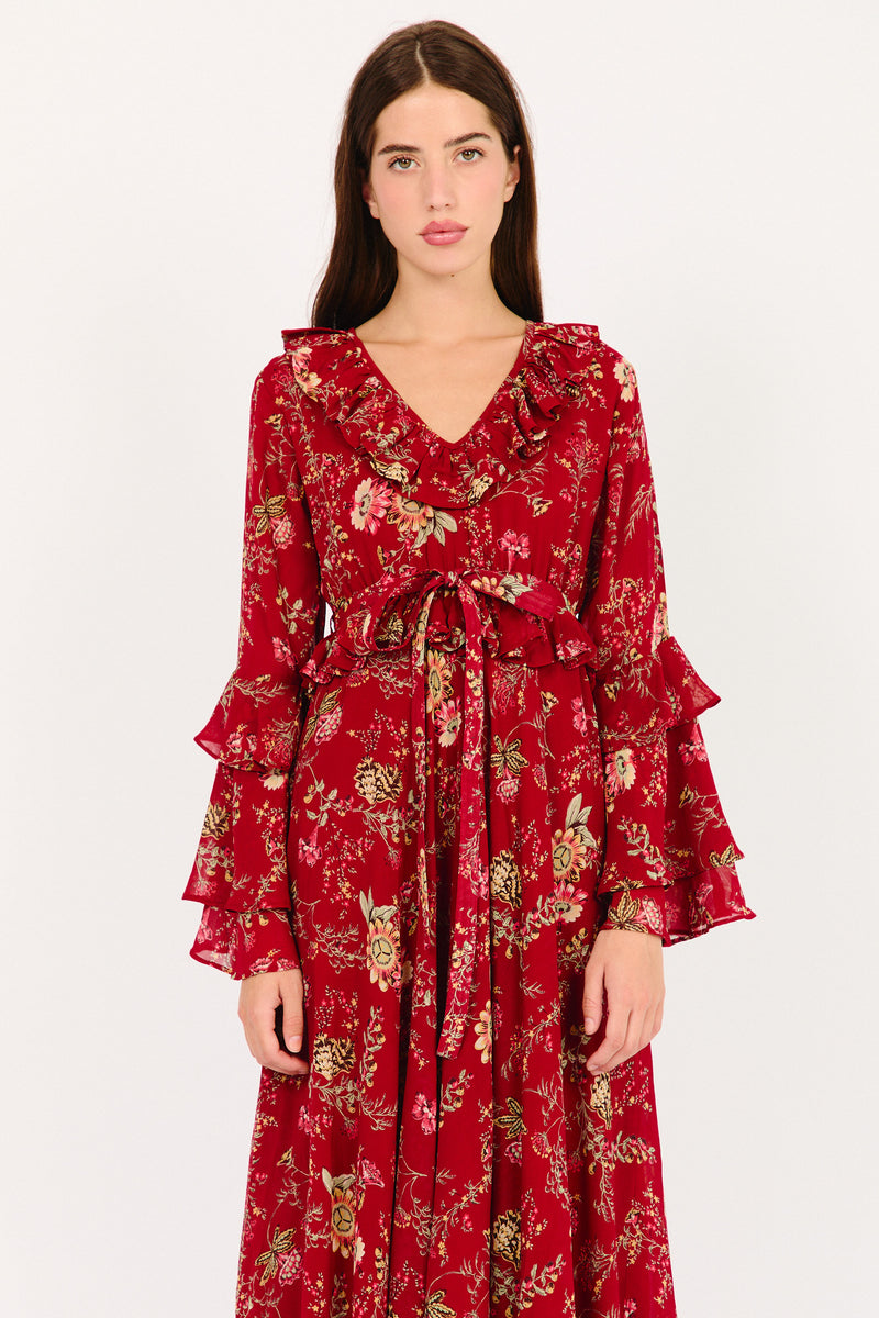 VESTIDO JOSSIE ROJO