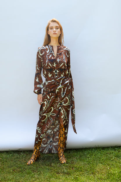 VESTIDO PAREO PAISLEY